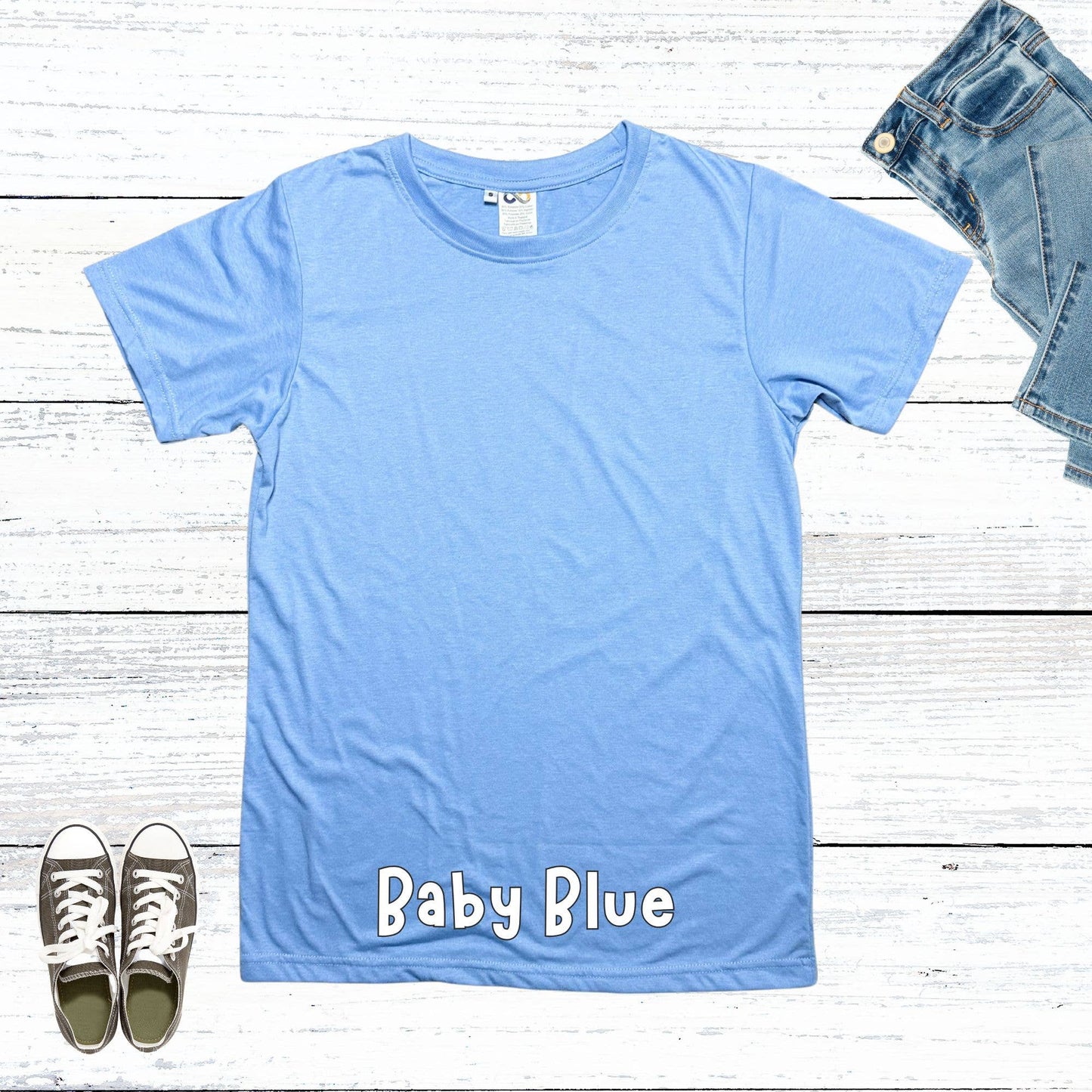80/20 Polyester Shirt, Sublimation Blank Shirt, Unisex Tees