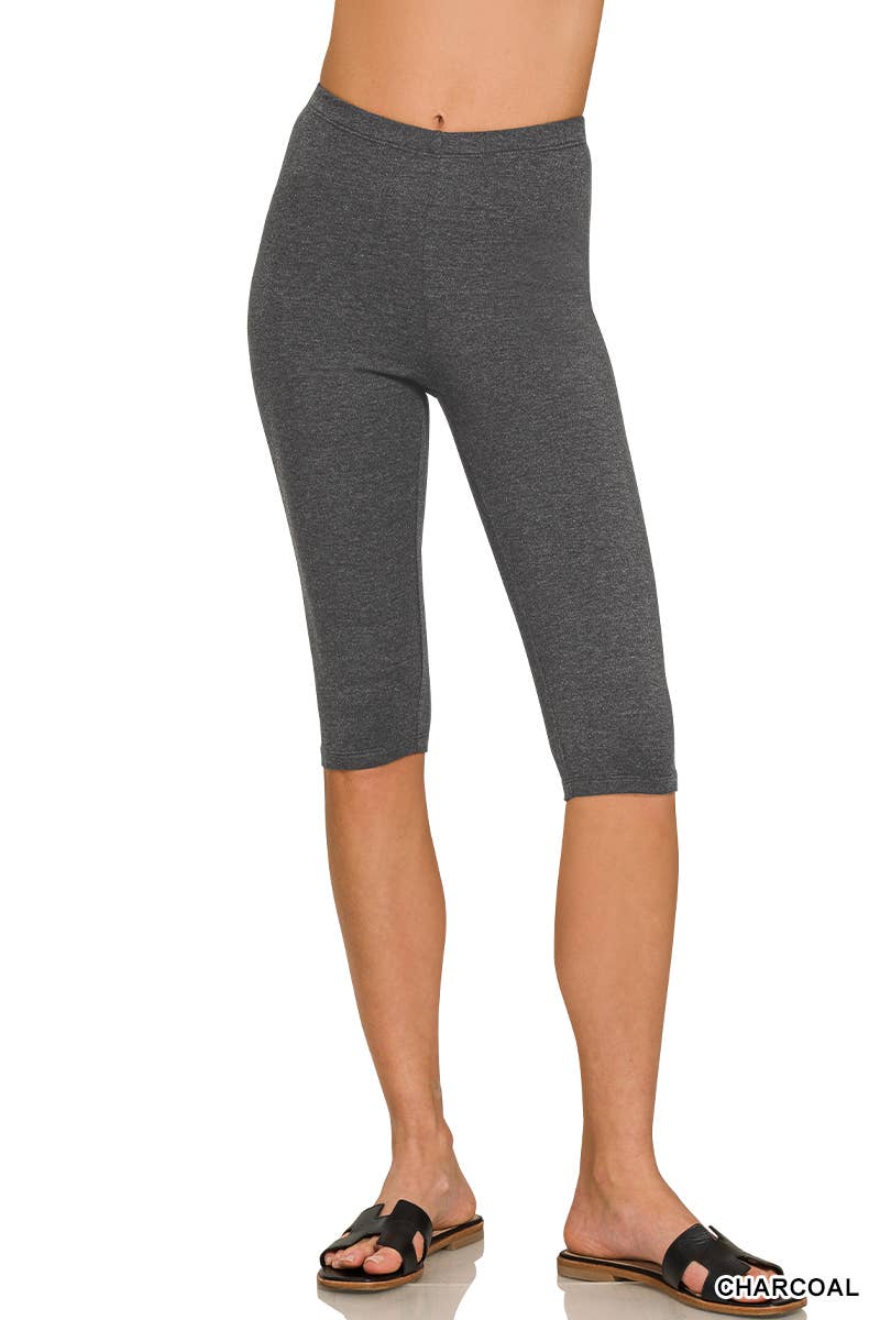 Cotton Capri Leggings