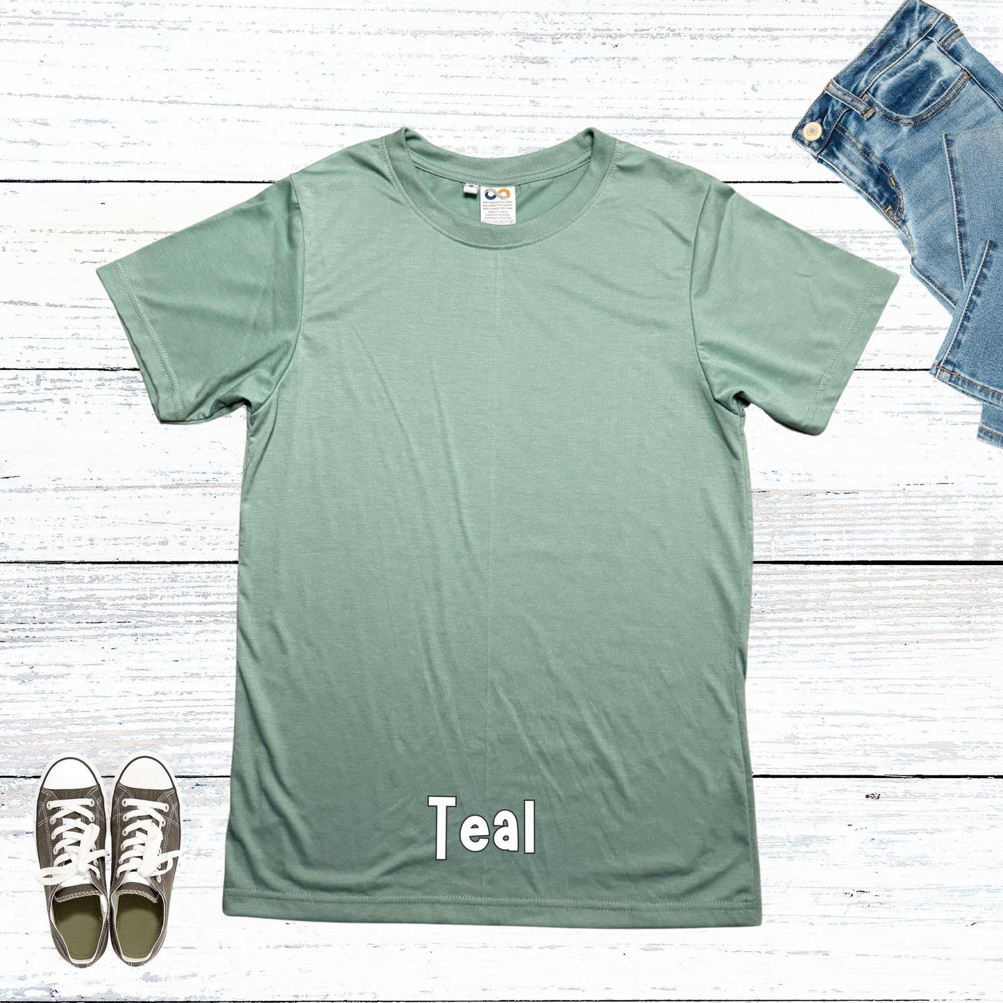80/20 Polyester Shirt, Sublimation Blank Shirt, Unisex Tees