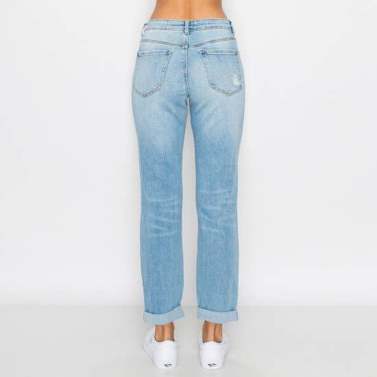 Cuff Boyfriend Jeans