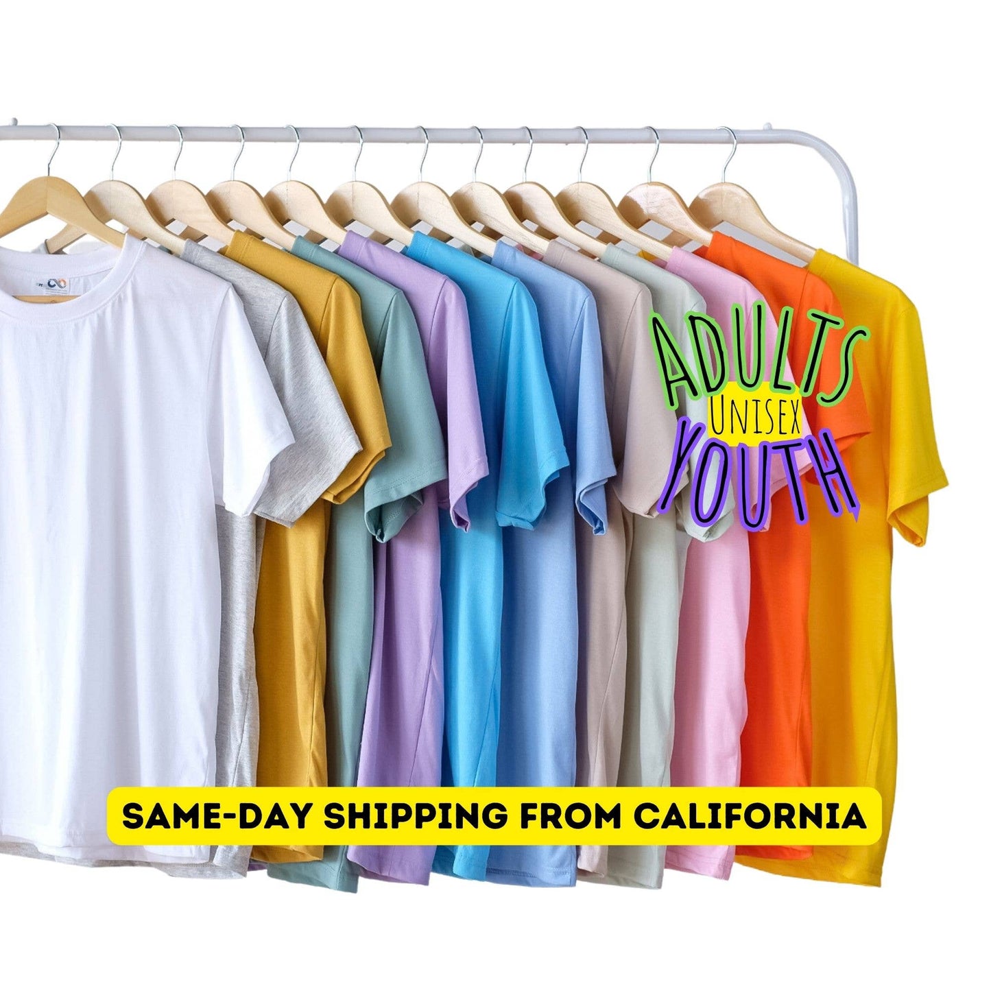 80/20 Polyester Shirt, Sublimation Blank Shirt, Unisex Tees