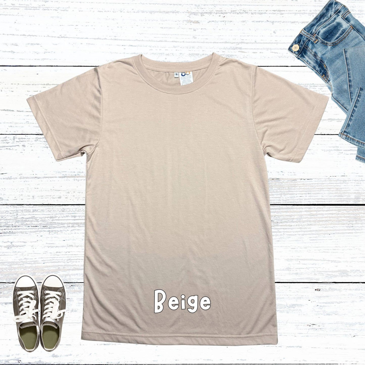 80/20 Polyester Shirt, Sublimation Blank Shirt, Unisex Tees