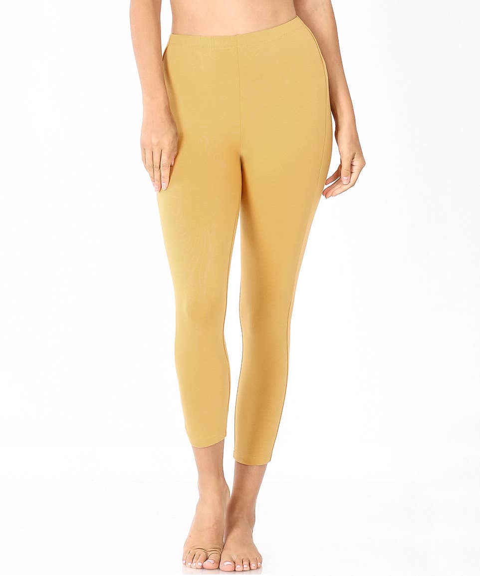 Cotton Capri Leggings