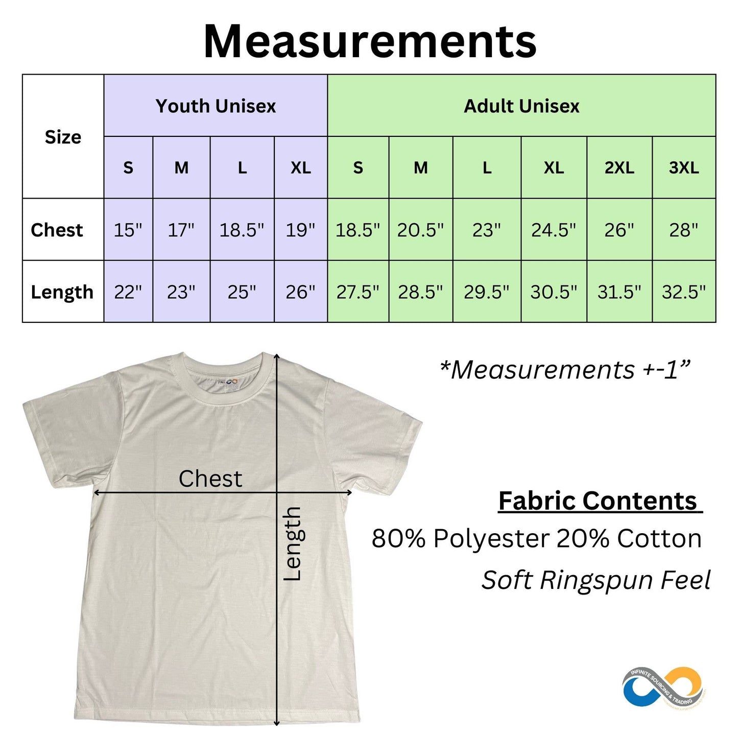 80/20 Polyester Shirt, Sublimation Blank Shirt, Unisex Tees