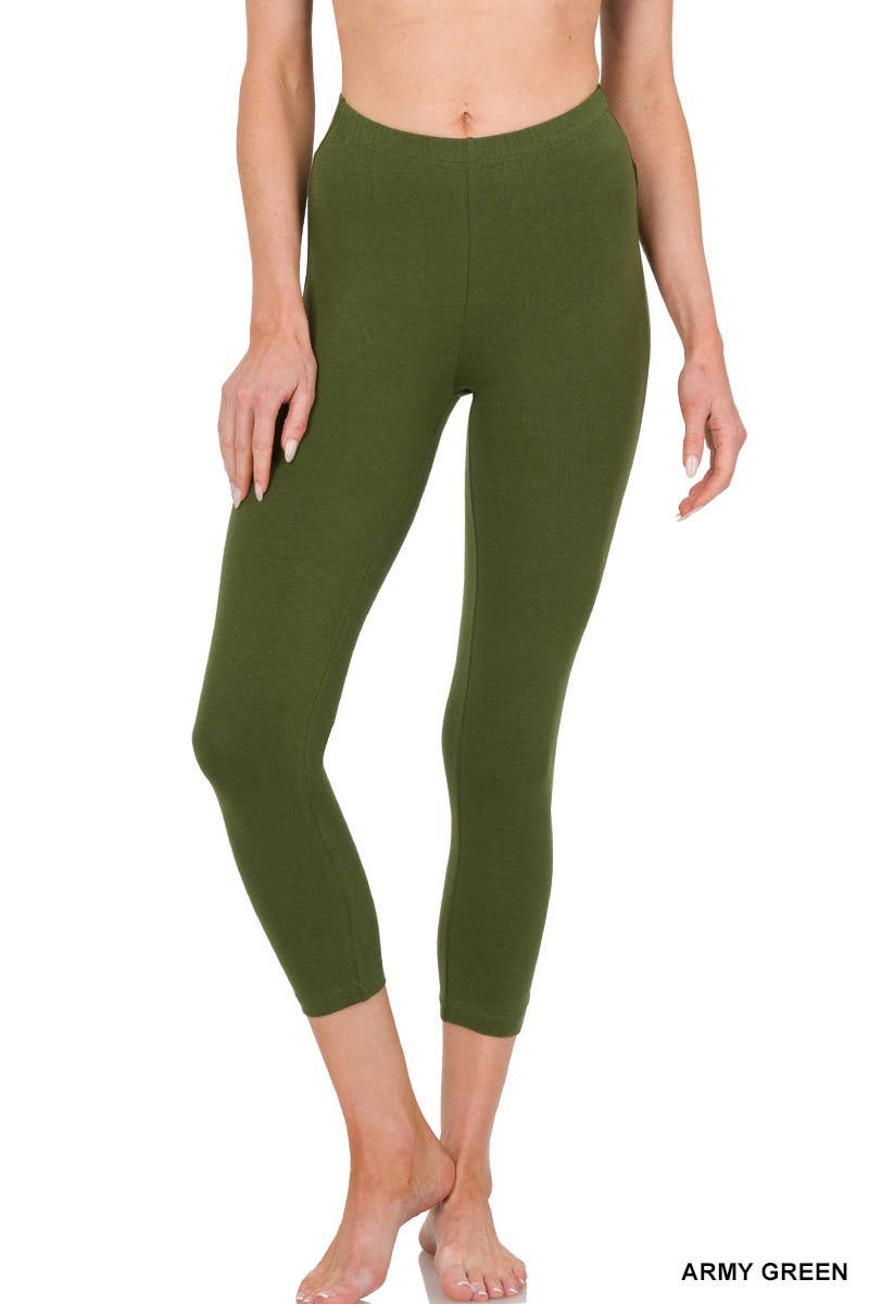 Cotton Capri Leggings
