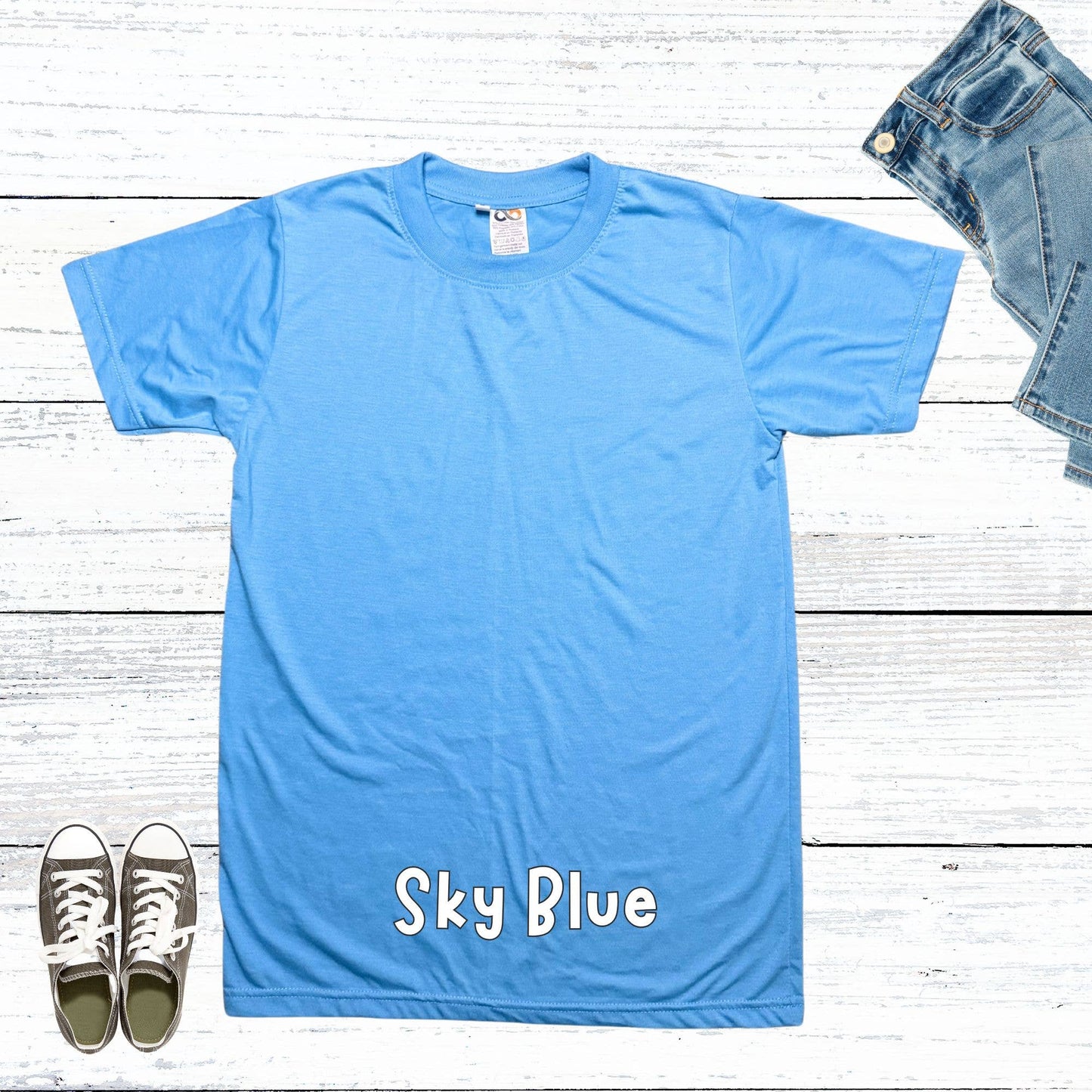 80/20 Polyester Shirt, Sublimation Blank Shirt, Unisex Tees