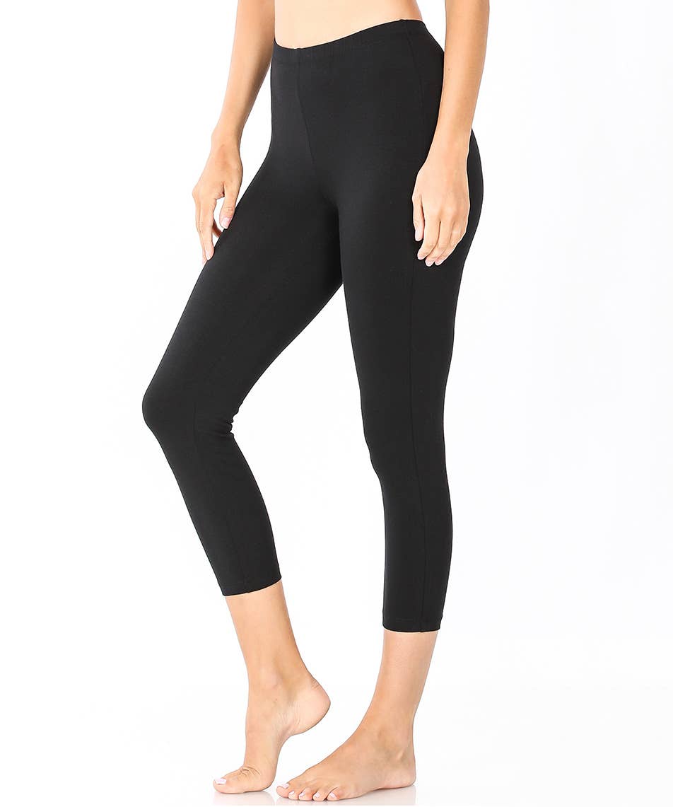 Cotton Capri Leggings