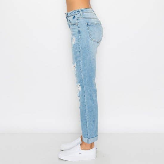 Cuff Boyfriend Jeans