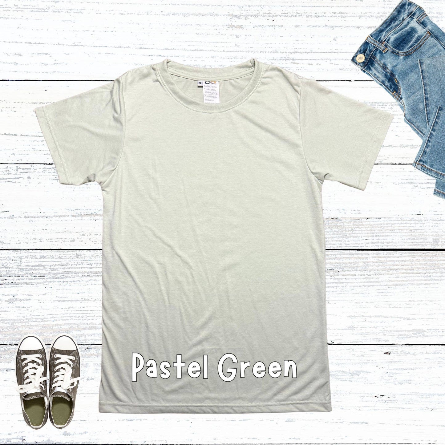 80/20 Polyester Shirt, Sublimation Blank Shirt, Unisex Tees