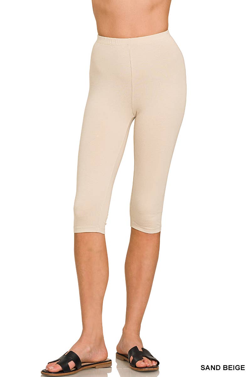 Cotton Capri Leggings