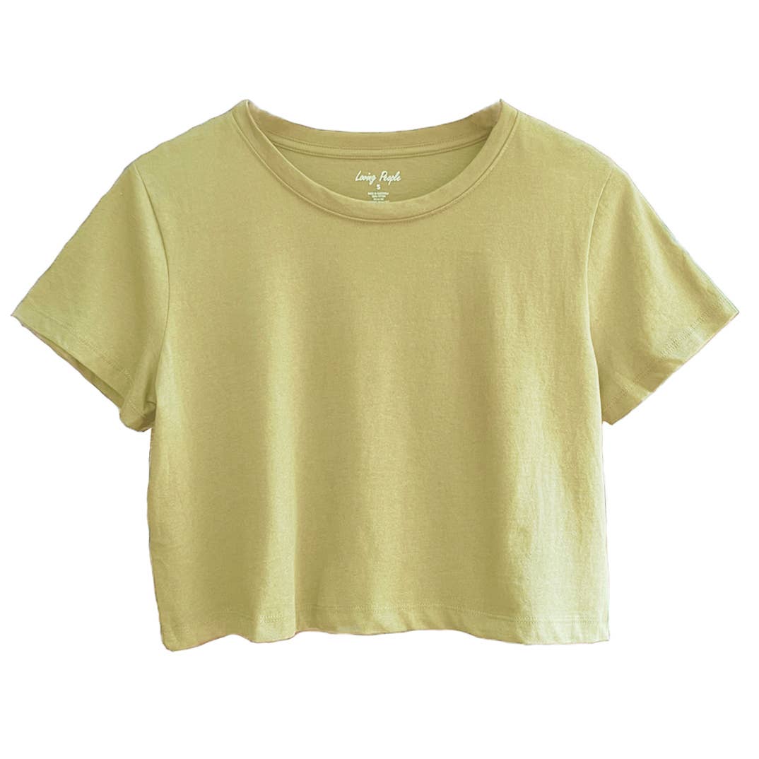 Premium cotton cropped tees