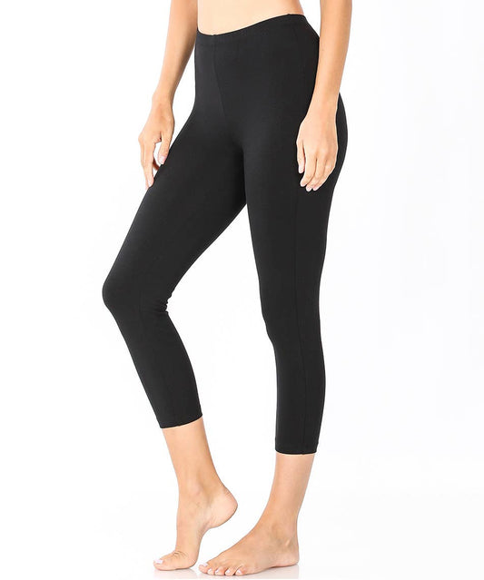 Cotton Capri Leggings